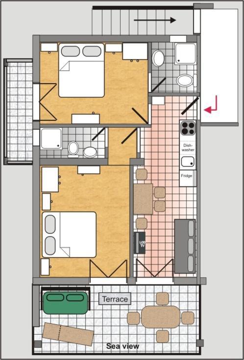 Apartments Dora Banjol Buitenkant foto